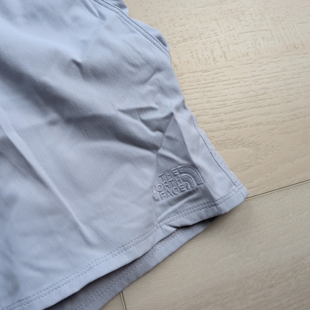 NEW The North Face Aphrodite Shorts Womens L Blue Gray Flash Dry Motion Hiking - Picture 2 of 13